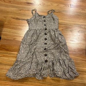 Cheetah print dress